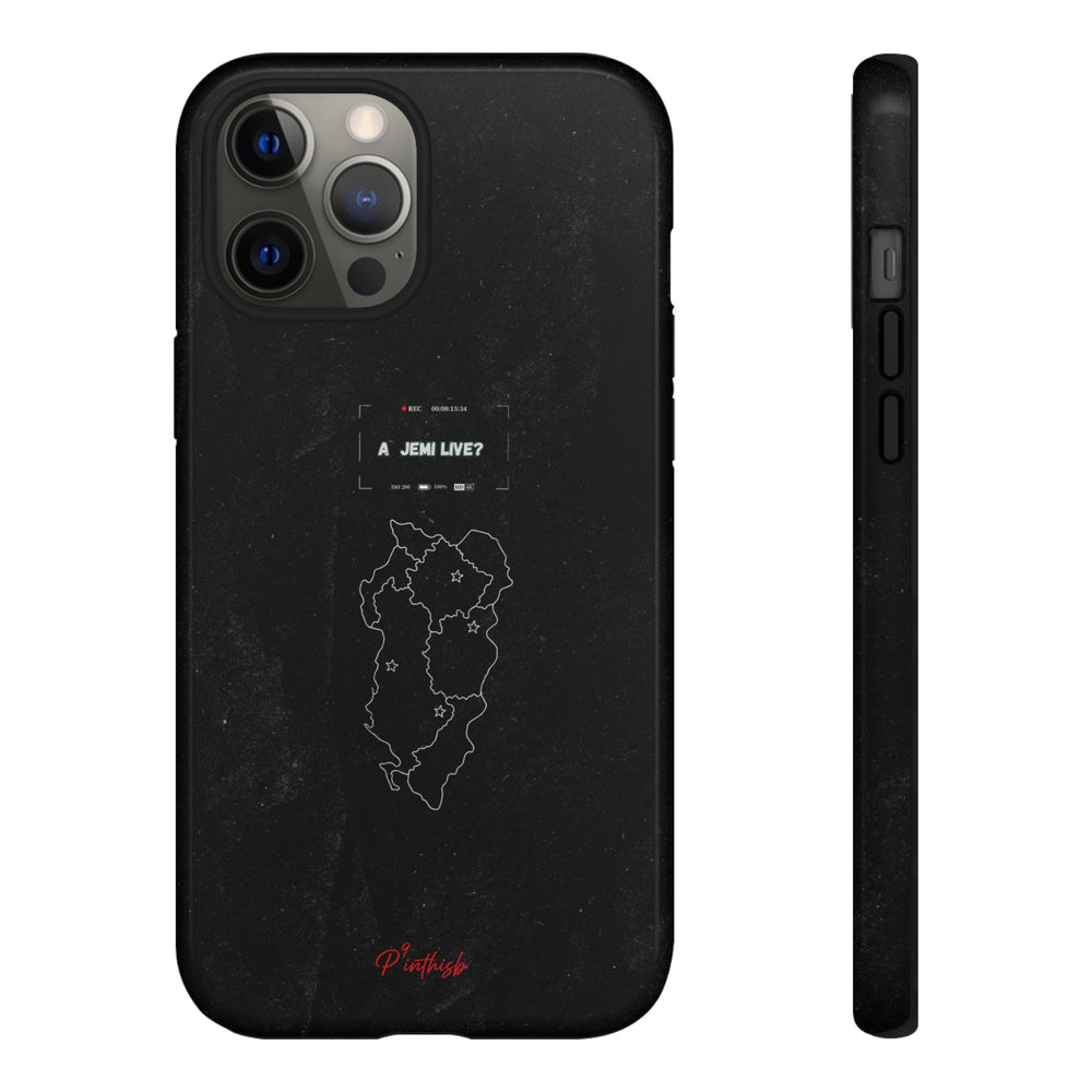 "A jemi live?" Tough Phone Case