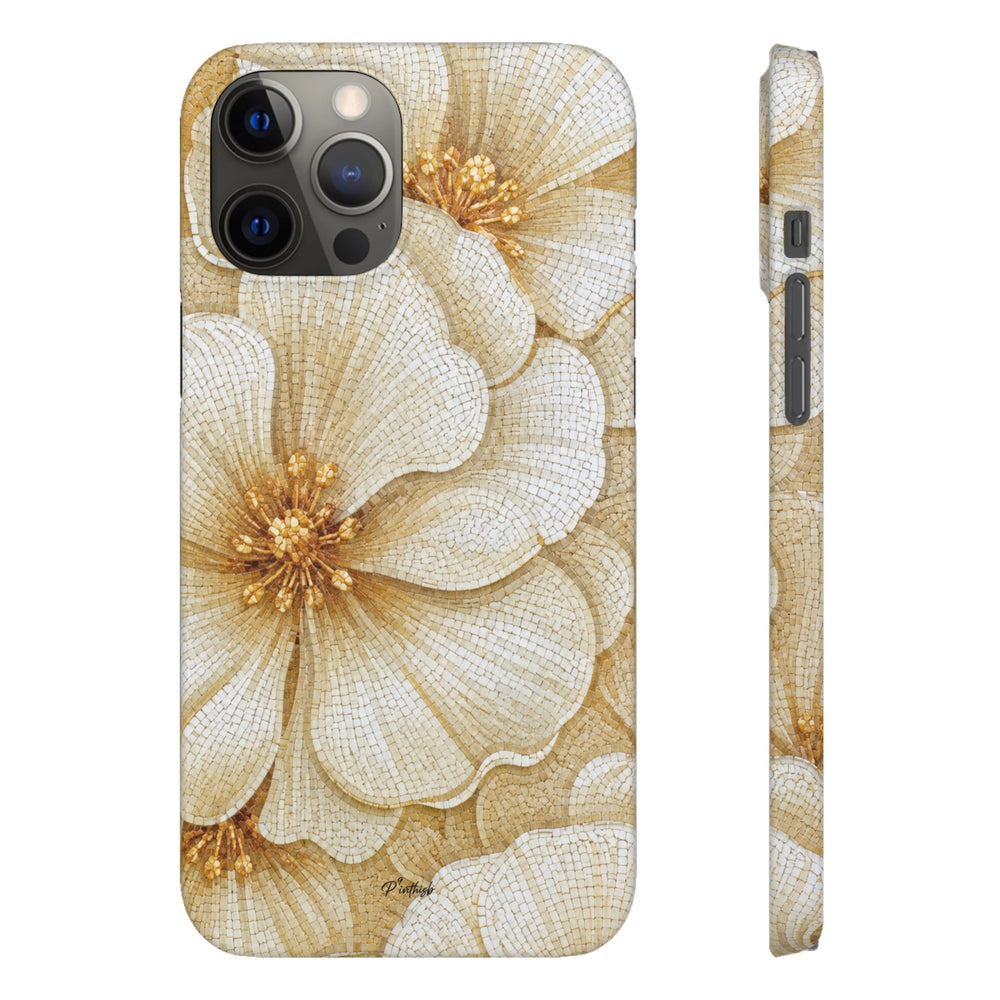 Floral Gold Bloom Snap Case
