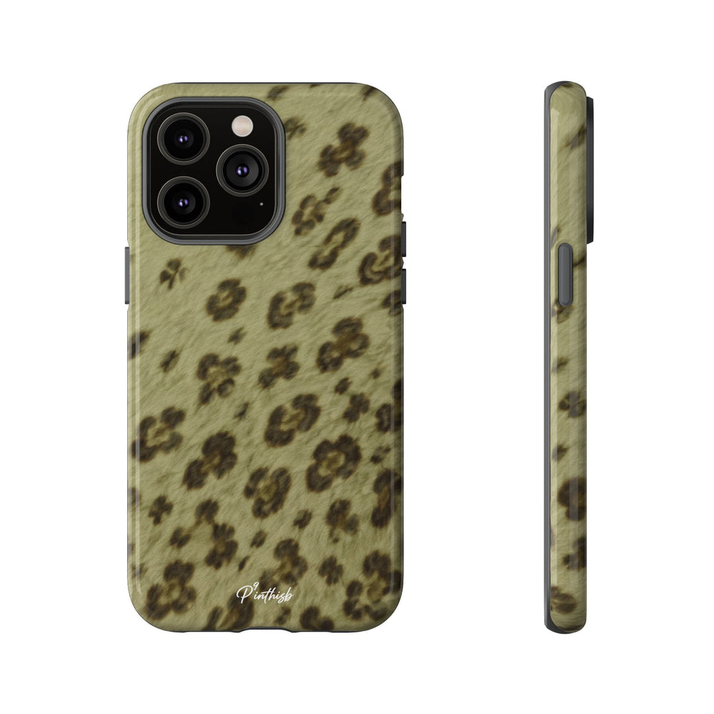 Olive Leopard Print Tough Case