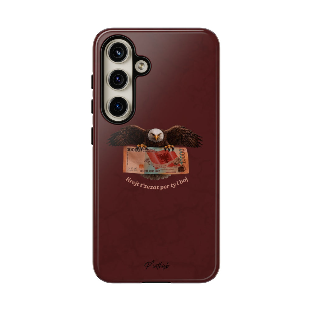 "Krejt t'zezat për ty i boj" Albanian Tough Phone Case