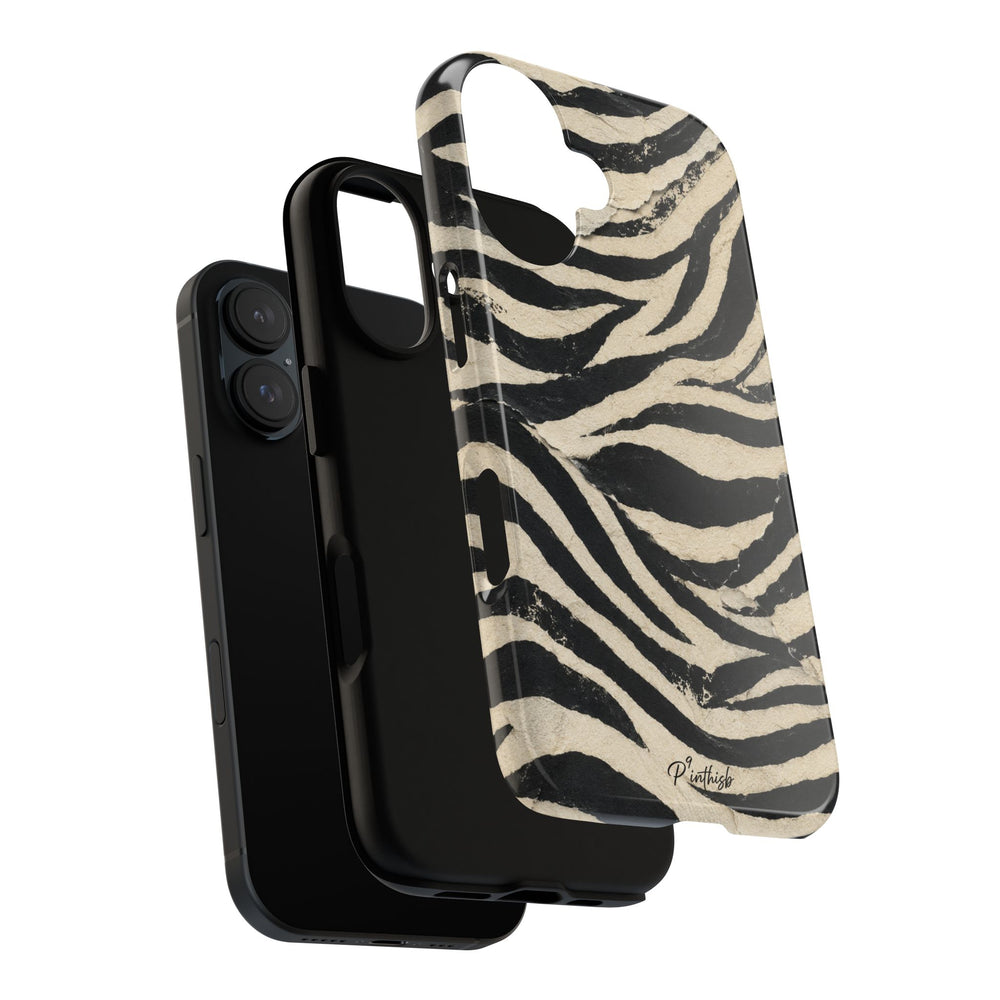 Zebra Stripe Tough Phone Case