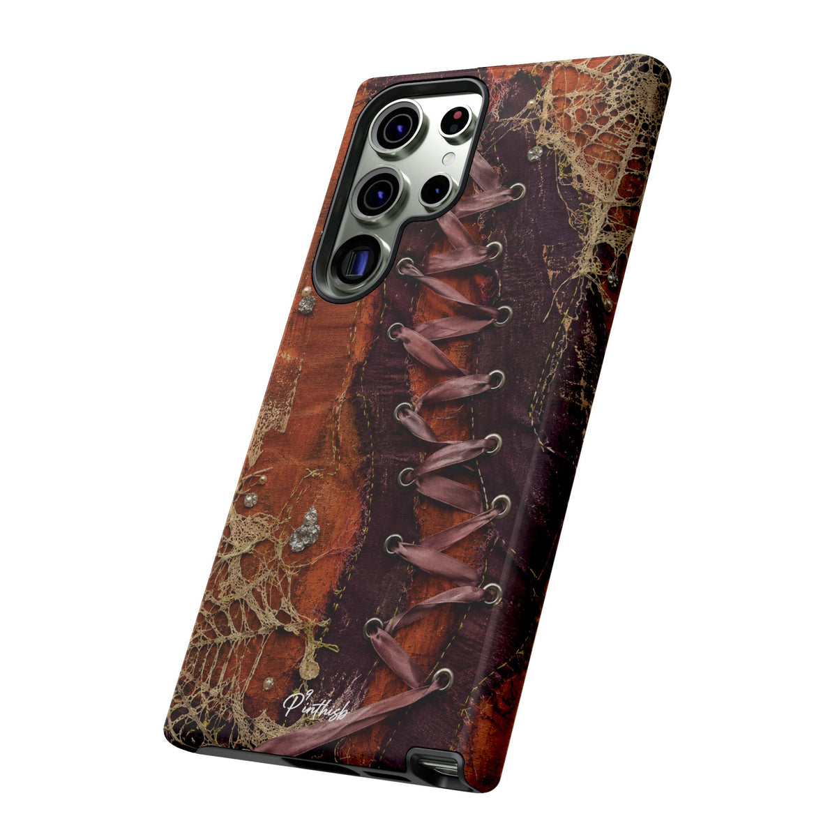 Vintage Leather Lace Tough Case