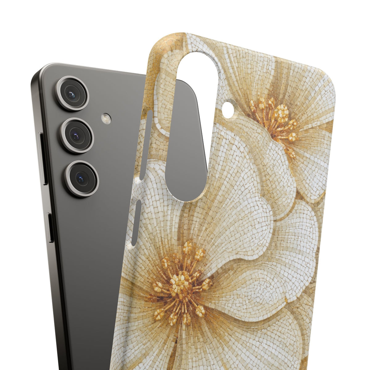Floral Gold Bloom Snap Case