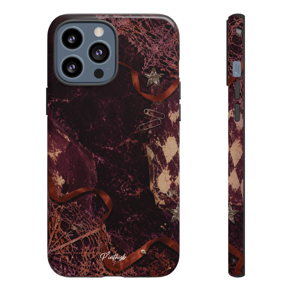 Dark Maroon Vintage Tough Case