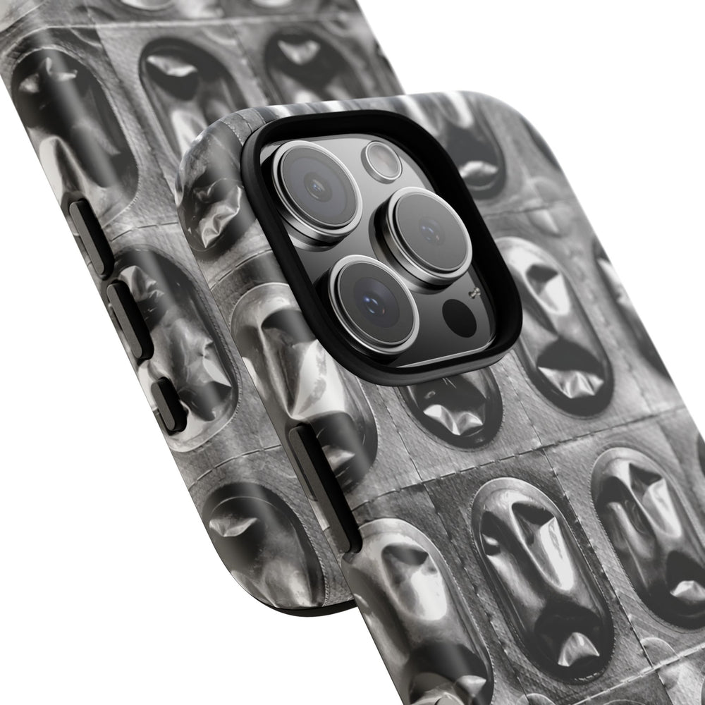 Metallic Mask Grid Tough Case