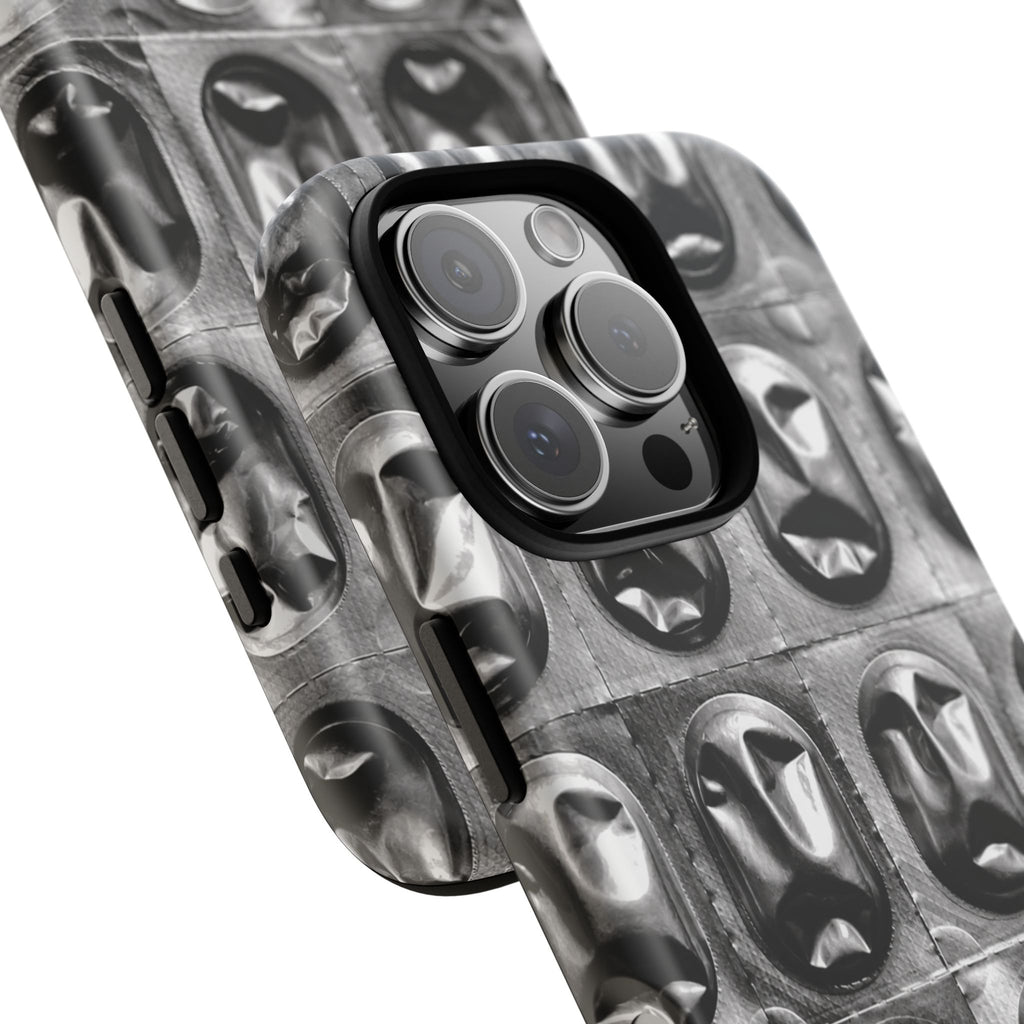 Metallic Mask Grid Tough Case