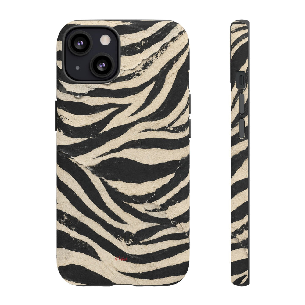 Wavy Peach & Mauve Tough Case