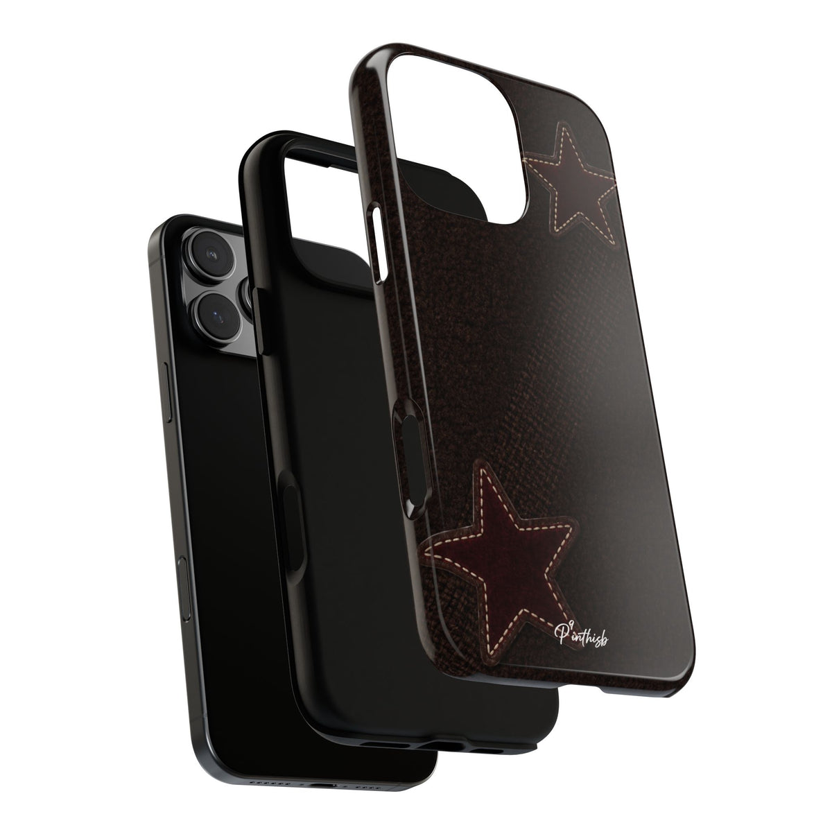 Rustic Stitched Star Phone Case