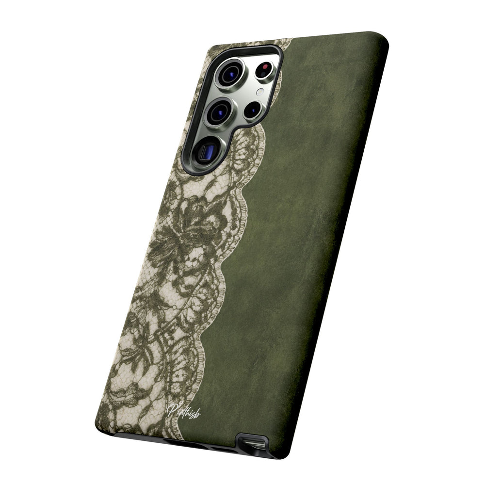 Olive Lace Tough Case