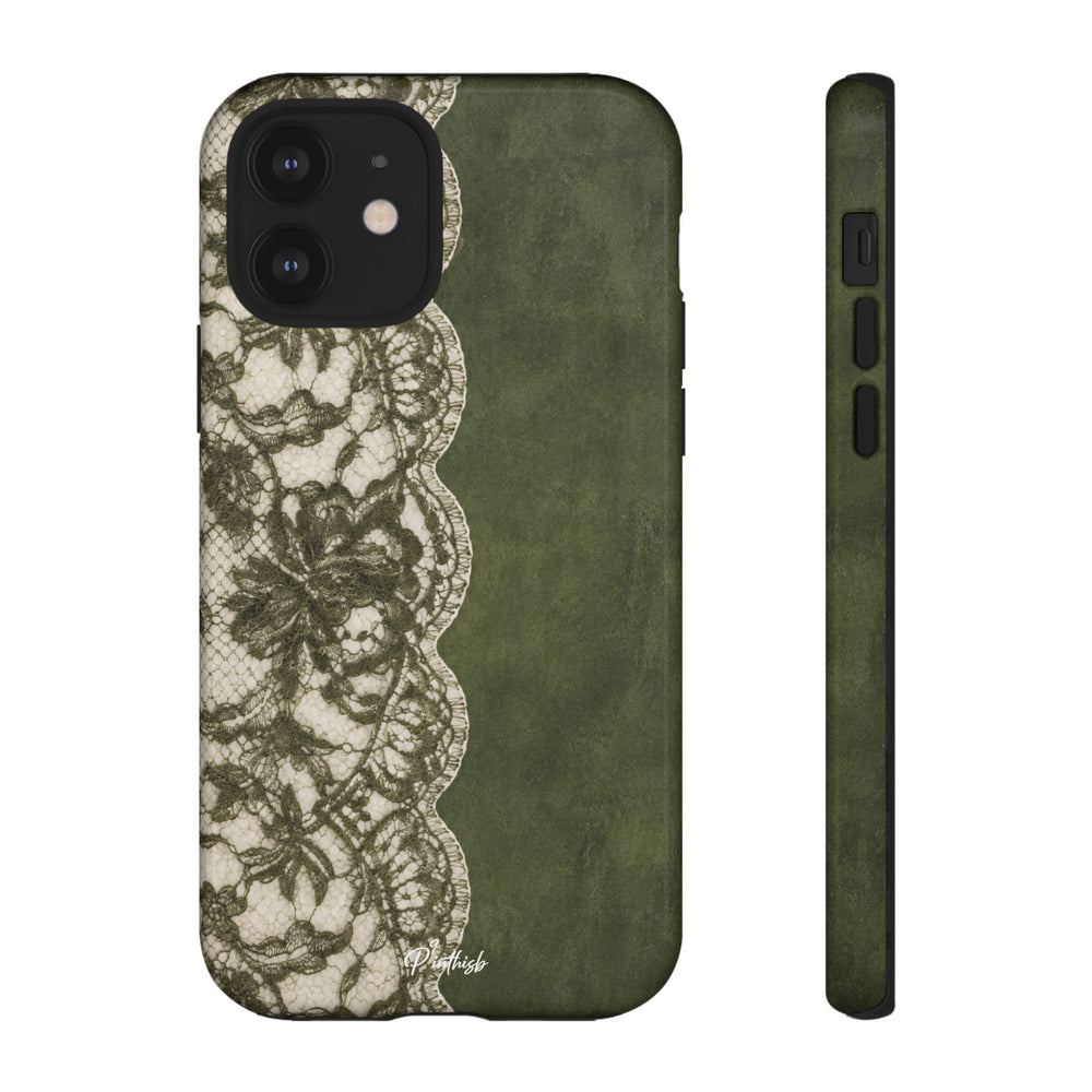Olive Lace Tough Case