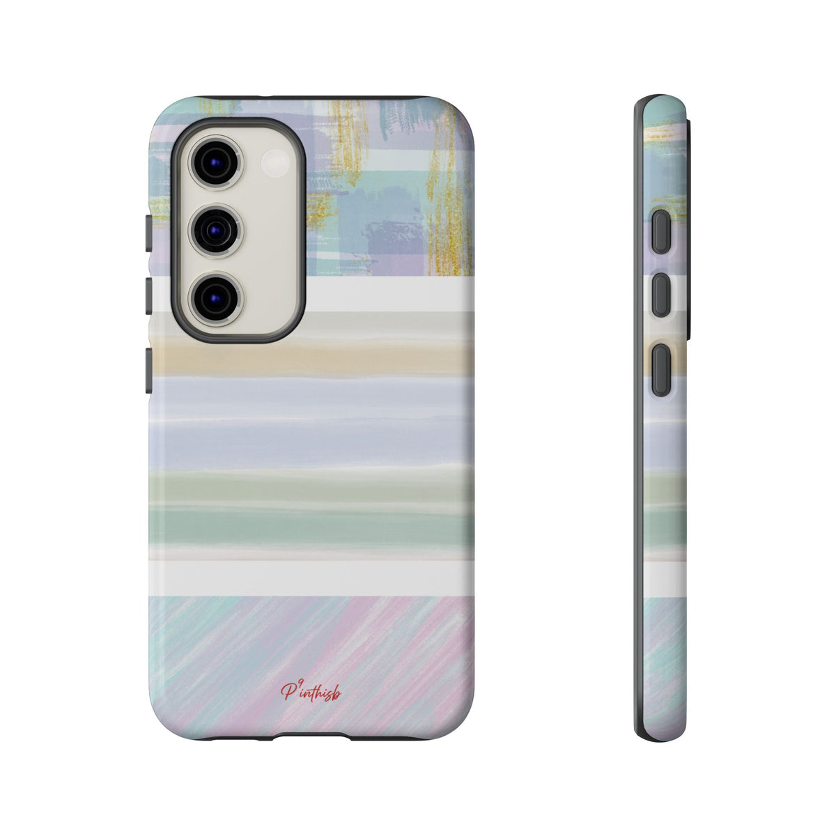 Pastel Stripe Tough Phone Case