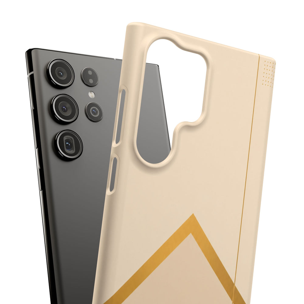 Gold Malboro Inspired Snap Phone Case