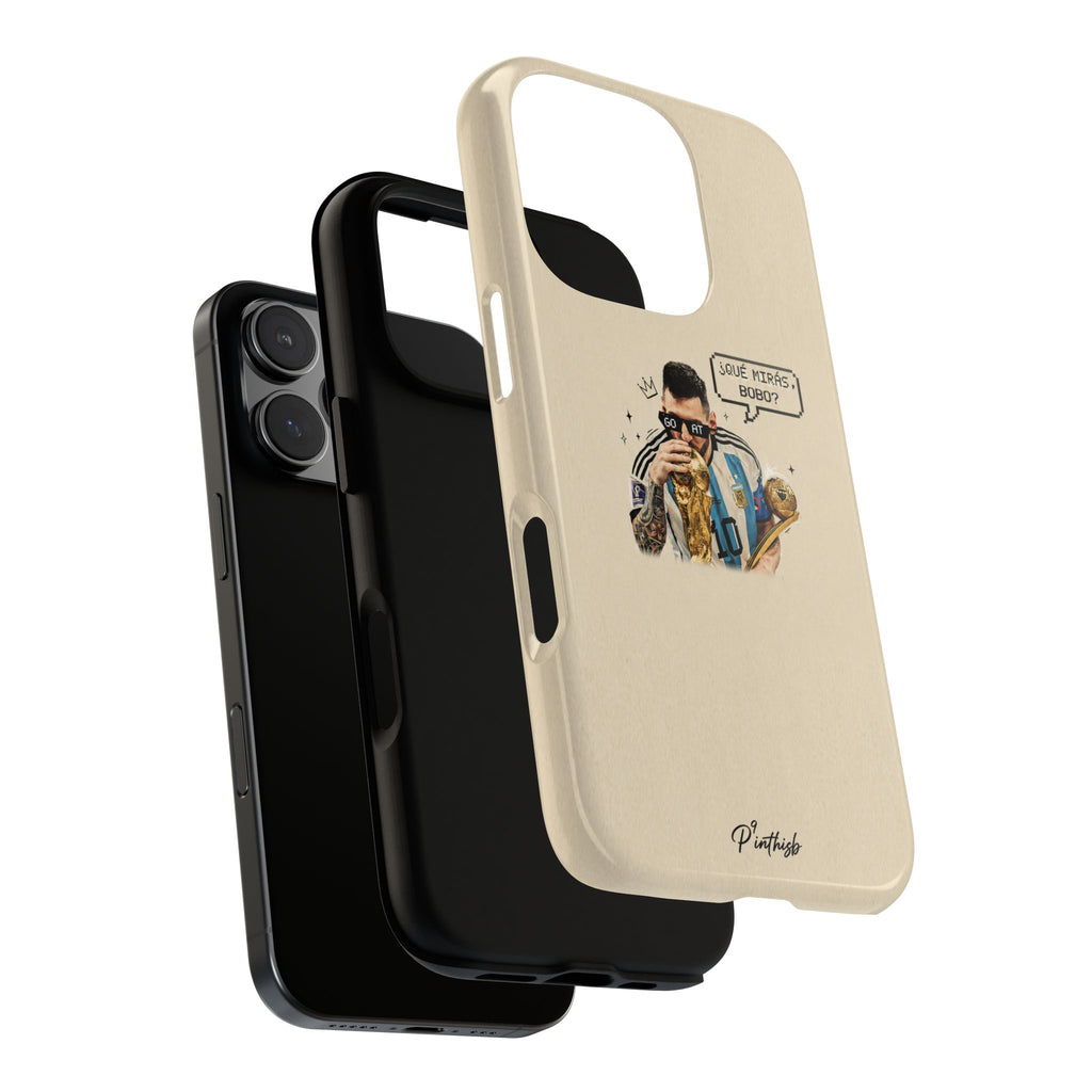 "G.O.A.T" Messi Tough Phone Case