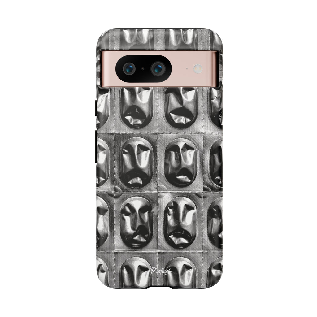 Metallic Mask Grid Tough Case