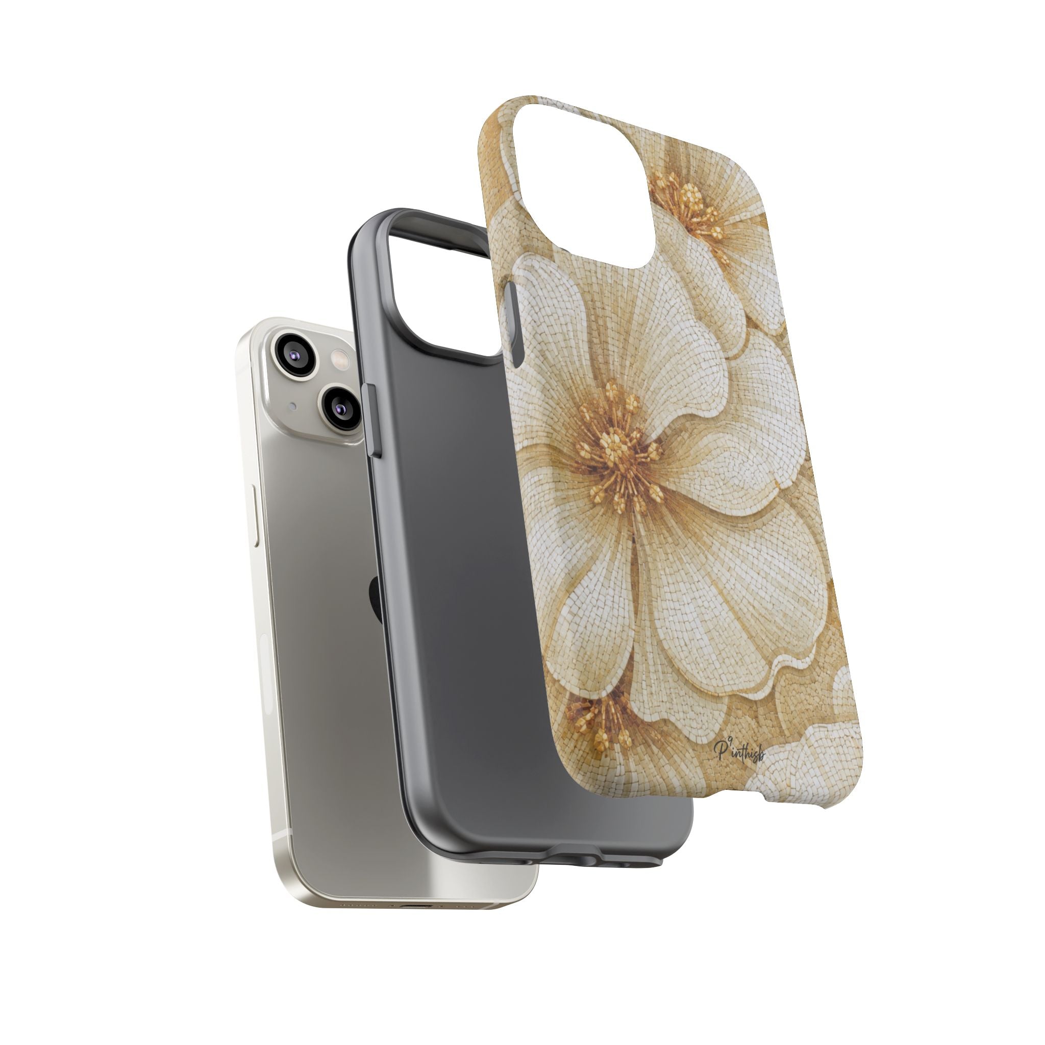 Floral Gold Bloom Tough Case