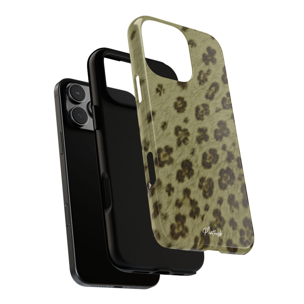 Olive Leopard Print Tough Case