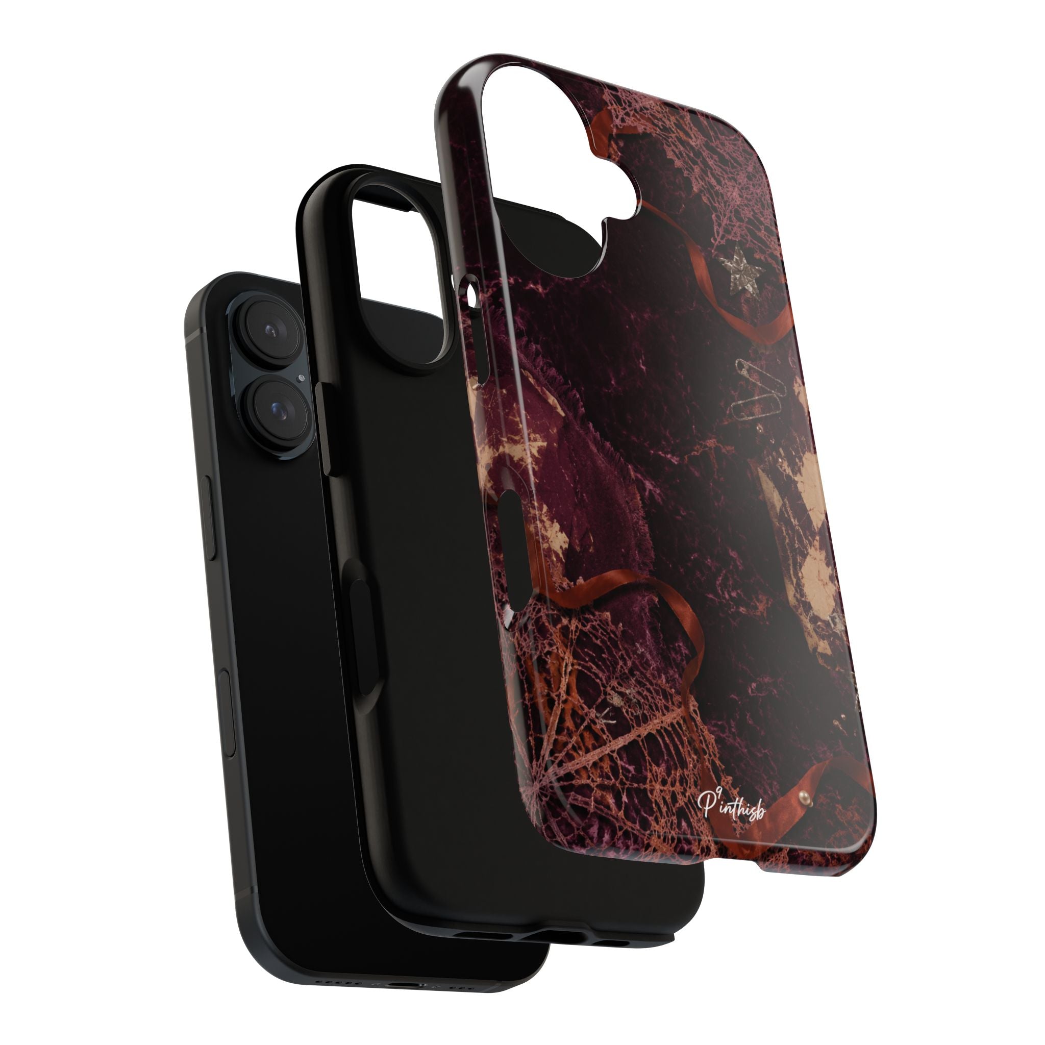 Dark Maroon Vintage Tough Case