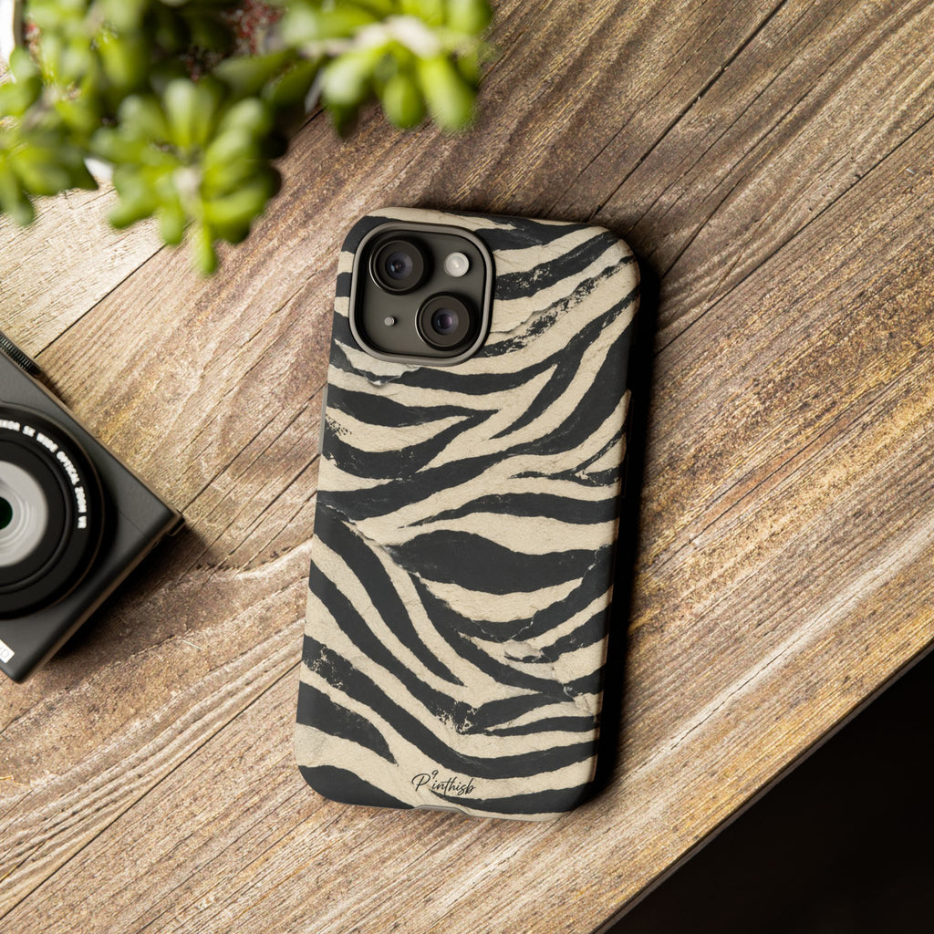 Zebra Stripe Tough Phone Case