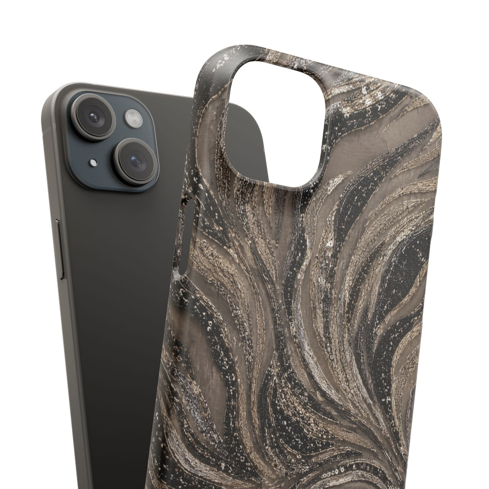 Neutral Swirl Protective Snap Case