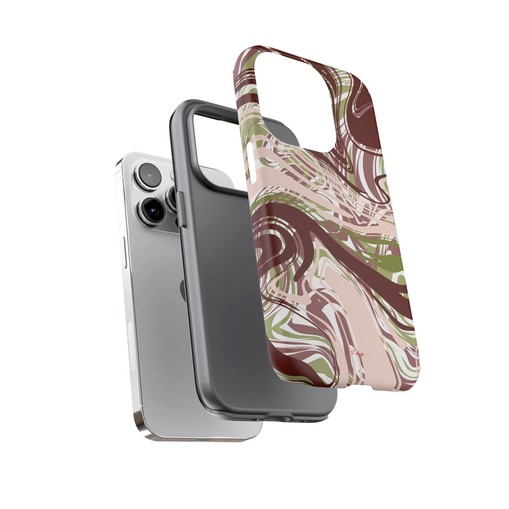 Abstract Marbled Tough Phone Case