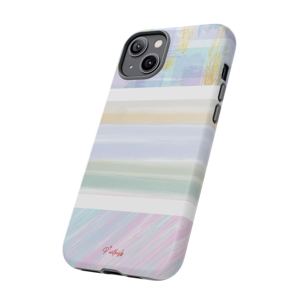 Pastel Stripe Tough Phone Case