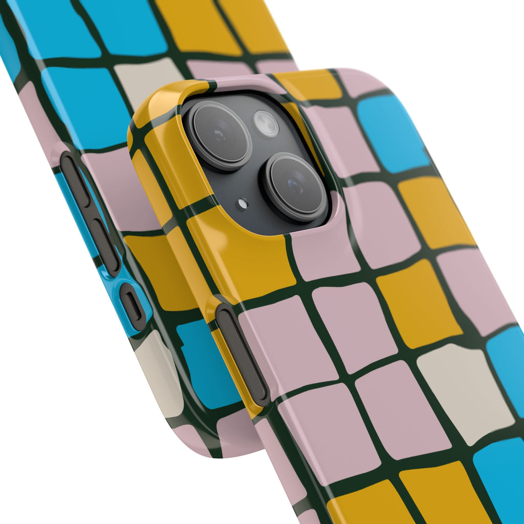Color Grid Snap Phone Case