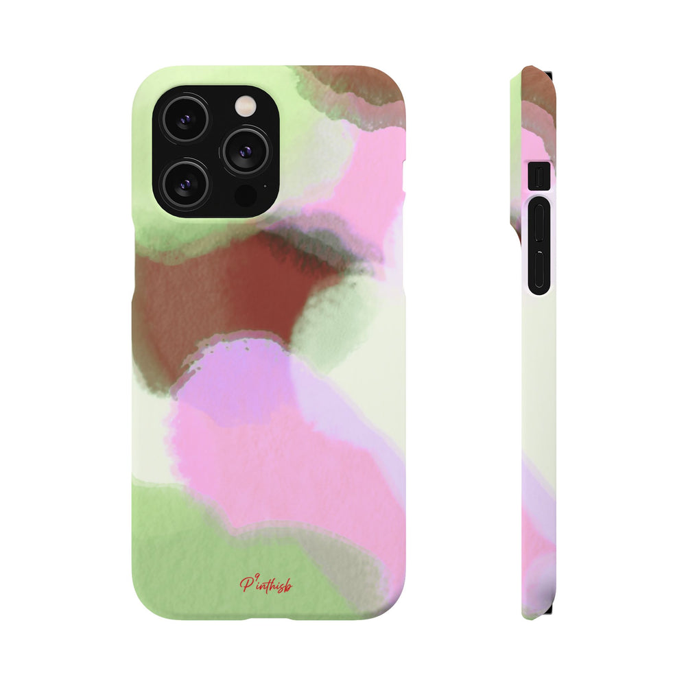 Abstract Pastel Camouflage Snap Phone Case