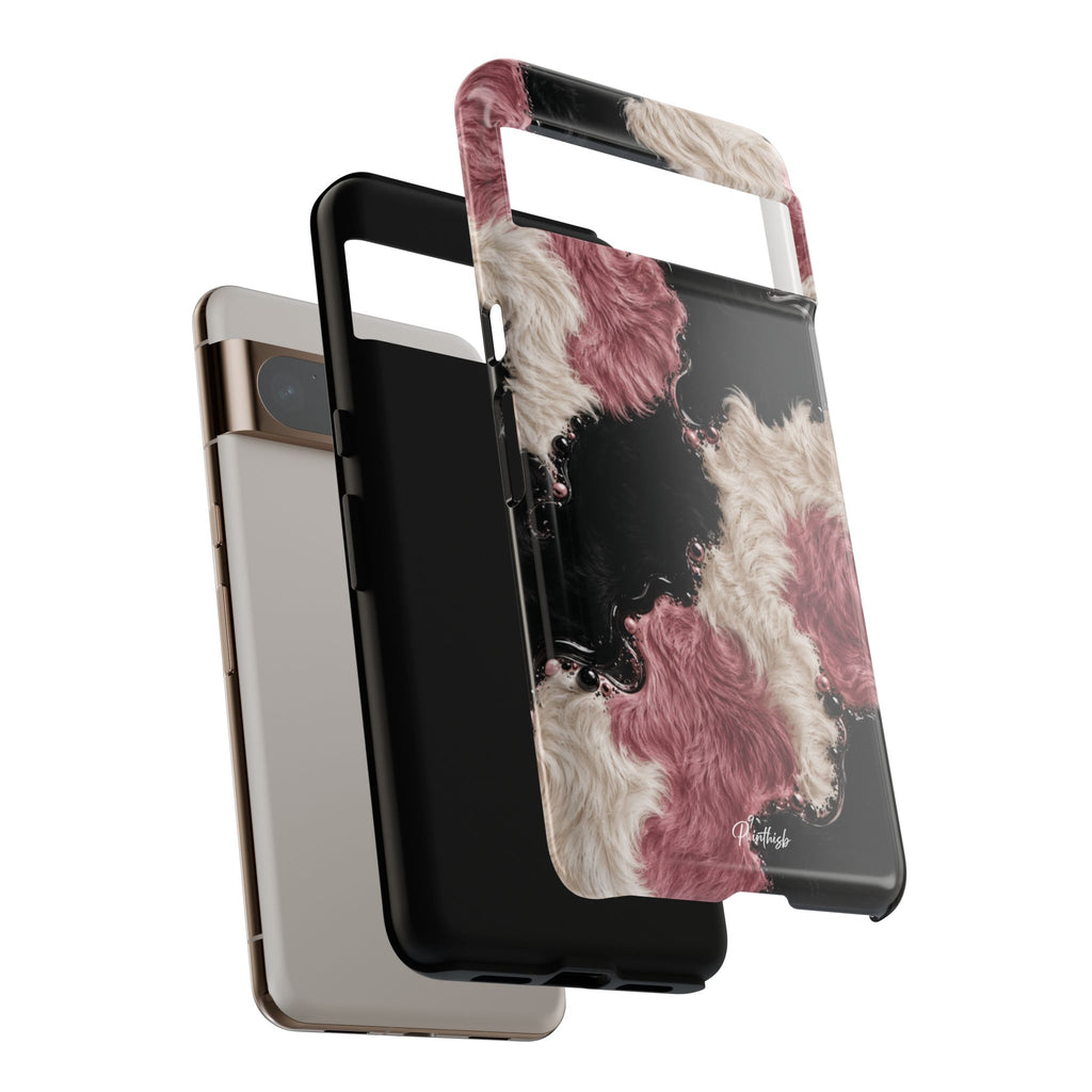 Cow Print Swirl Tough Case