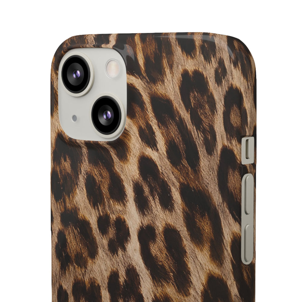 Leopard Print Snap Phone Case