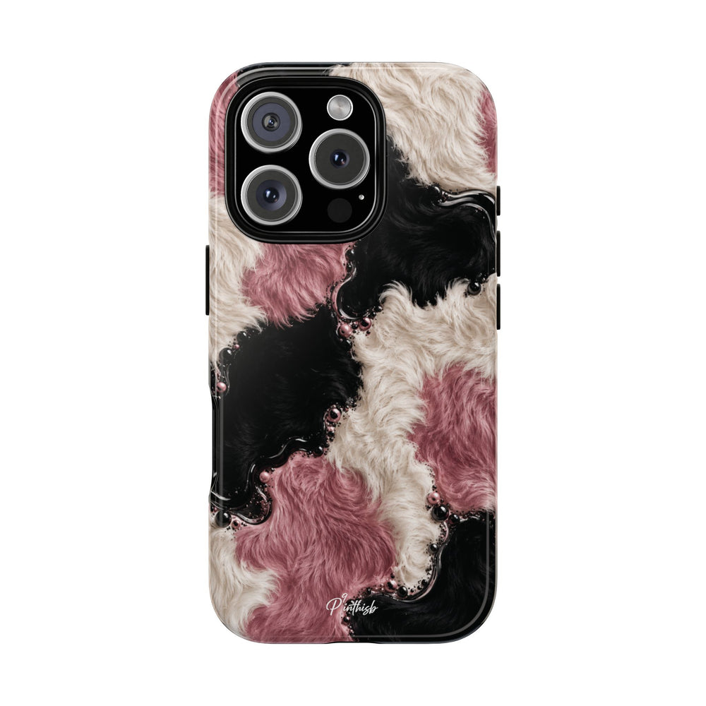 Cow Print Swirl Tough Case