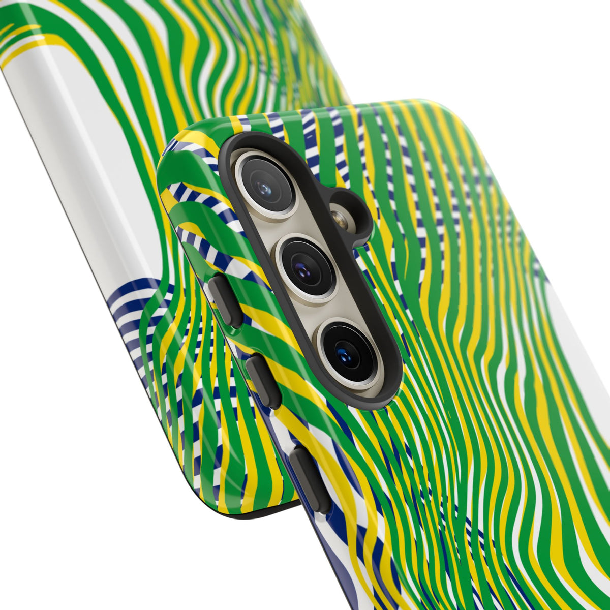 Abstract Green Wave Phone Case