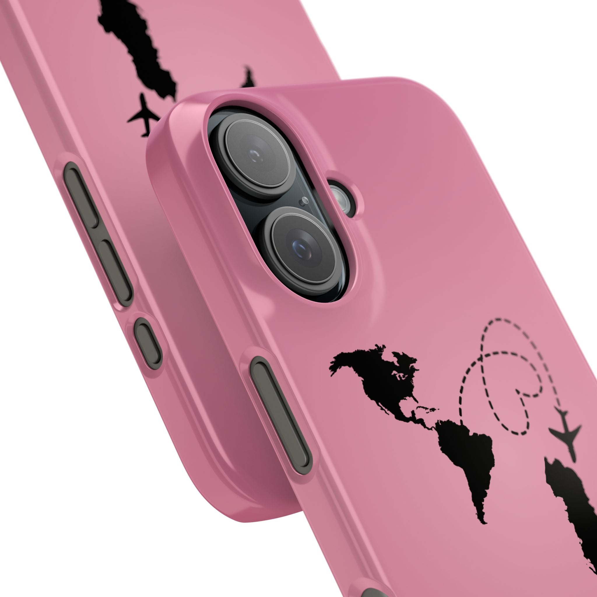 America to Albania Pink Snap Phone Case