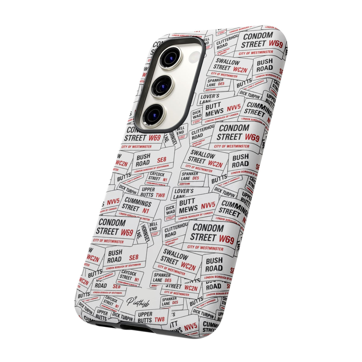 Cheeky London Street Signs Phone Case
