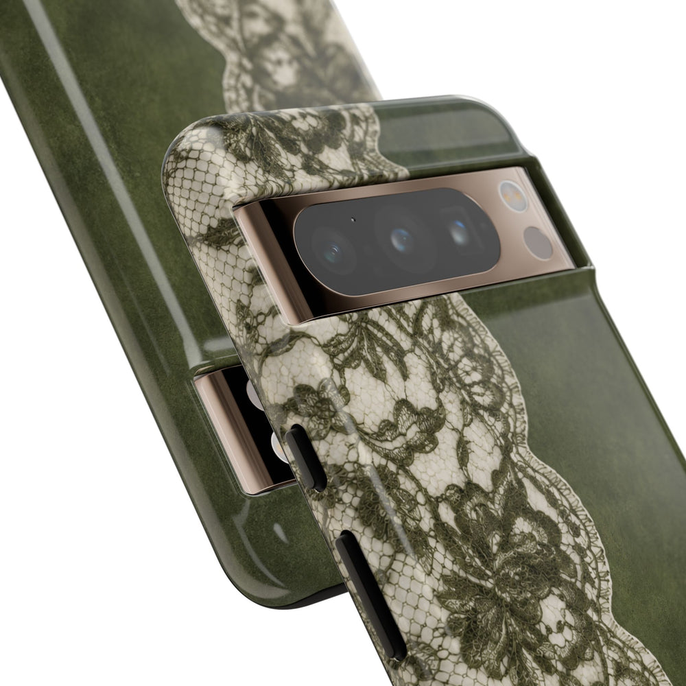 Olive Lace Tough Case