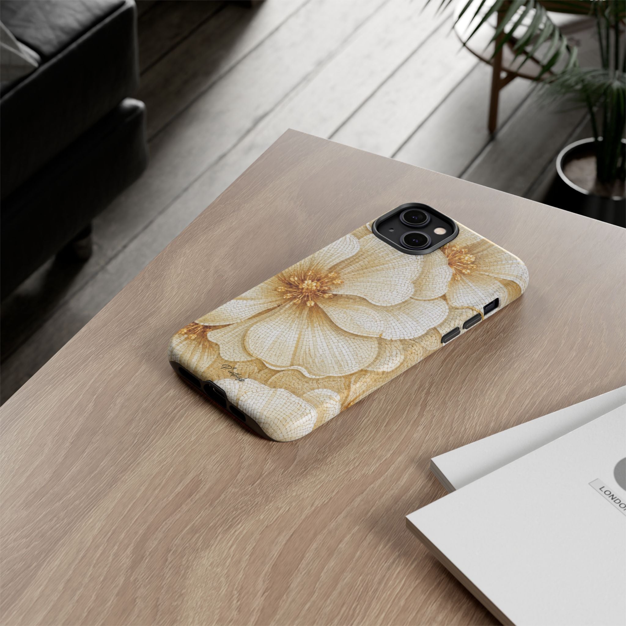 Floral Gold Bloom Tough Case
