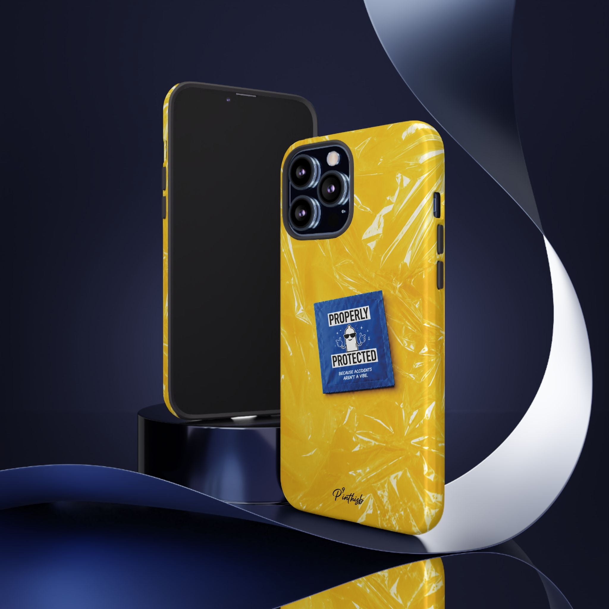 "Properly Protected" Graphic Phone Case