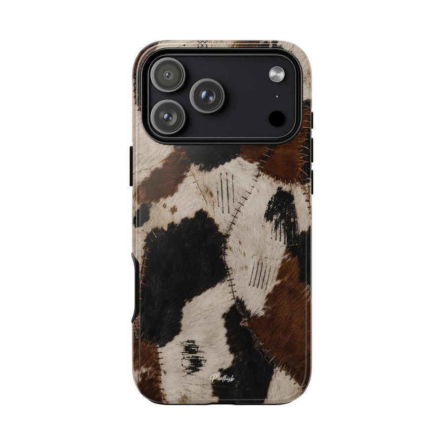Brown & Black Animal Print Tough Case