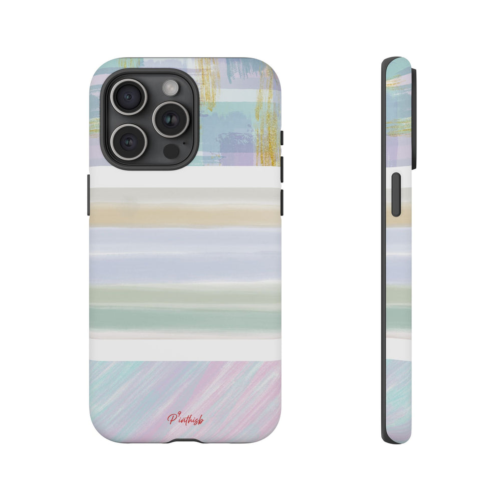 Pastel Stripe Tough Phone Case