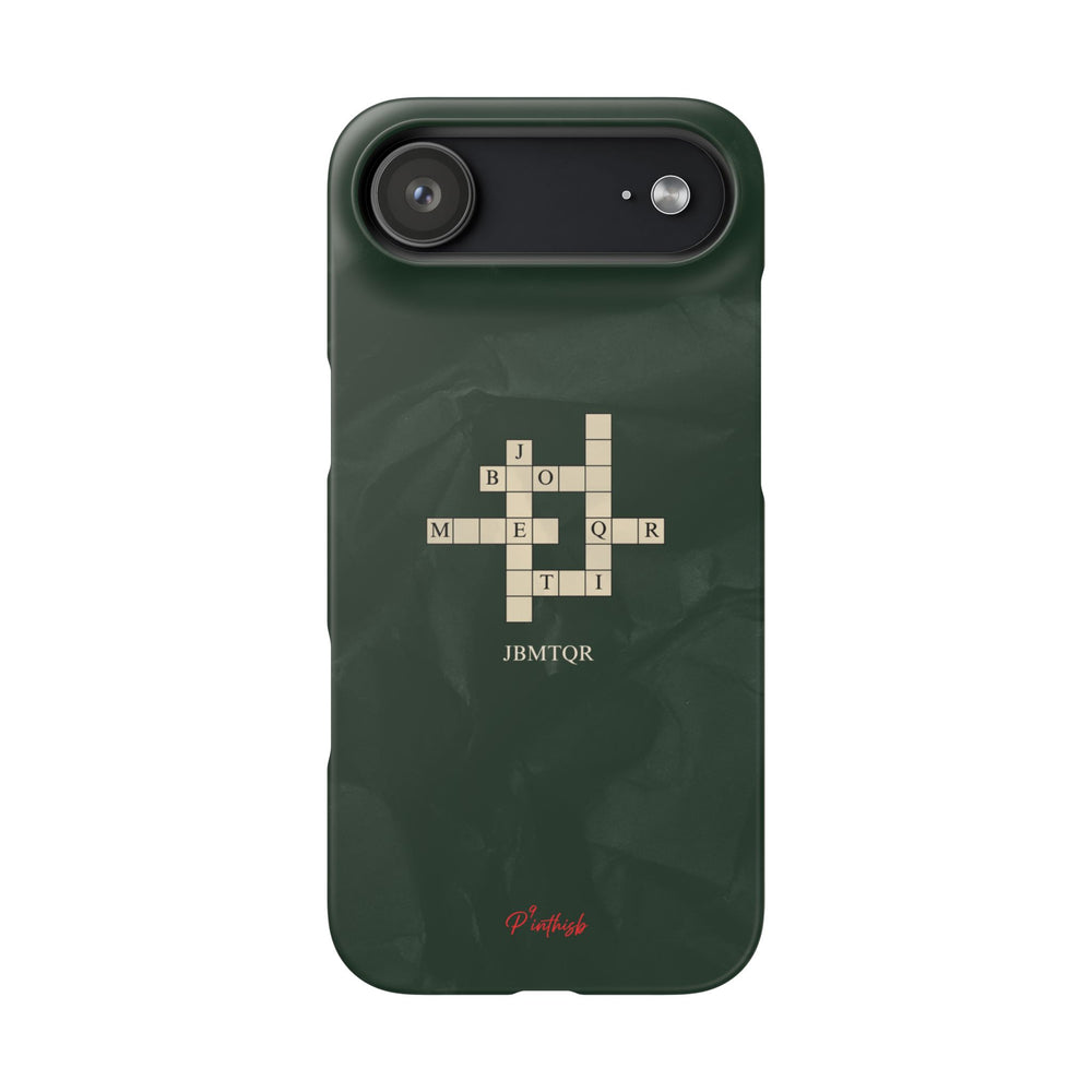 "JBMTQR crossword" Snap Phone Case