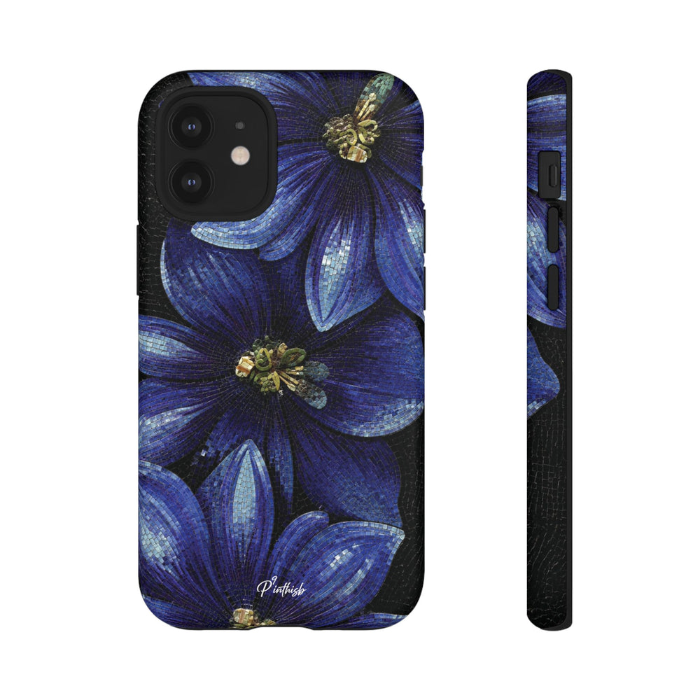 Blue Floral Tough Case