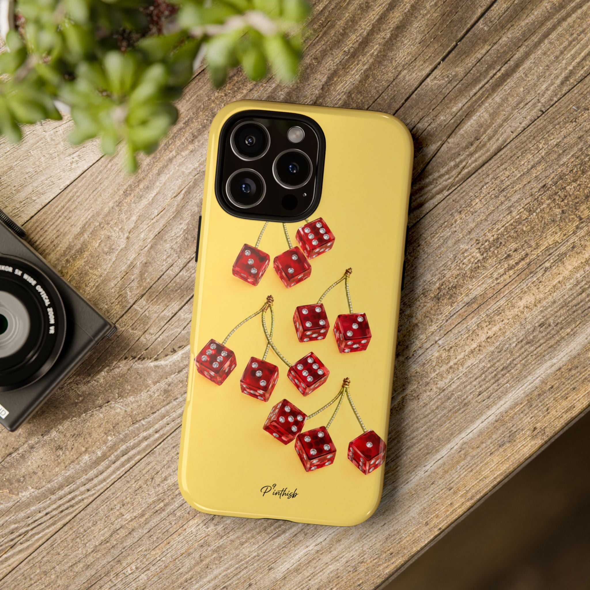 Cherry Dice Tough Phone Case