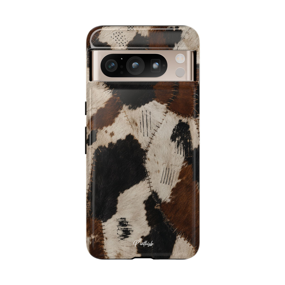 Brown & Black Animal Print Tough Case