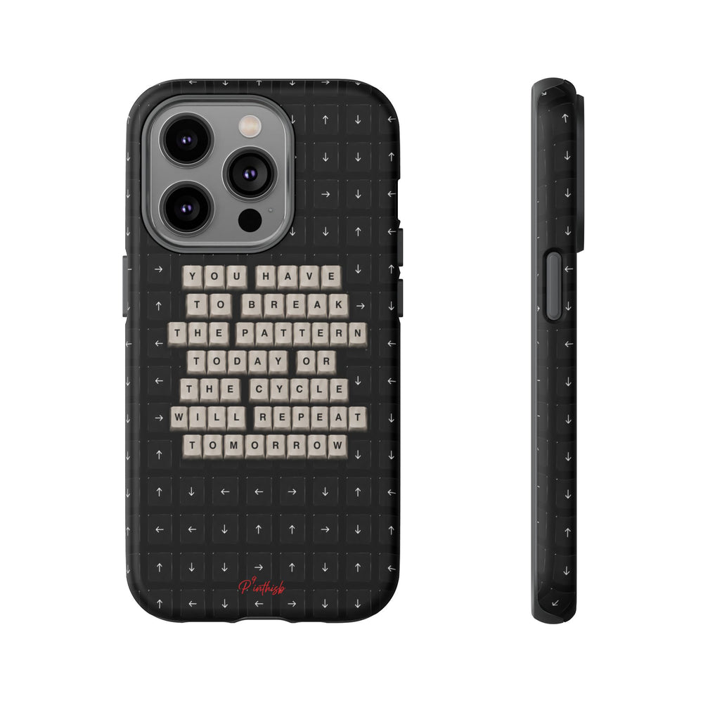 "Break the pattern" Keyboard Tough Case