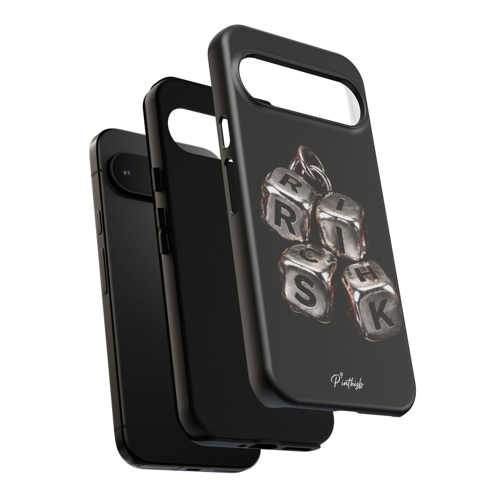 Metallic Dice 'RISK' Phone Case