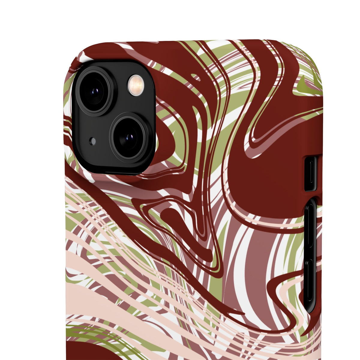 Abstract Marbled Snap Phone Case