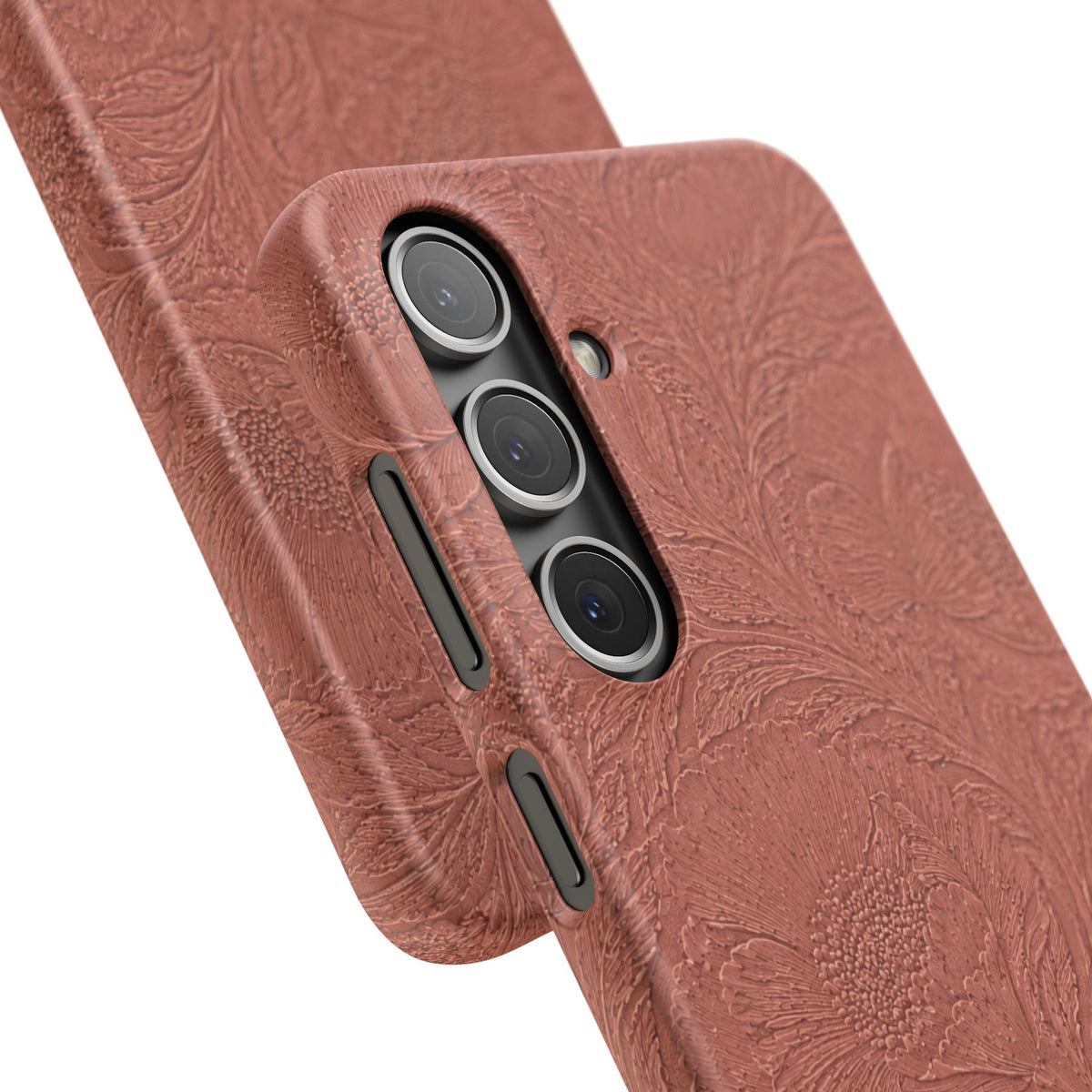 Embossed Floral Snap Case