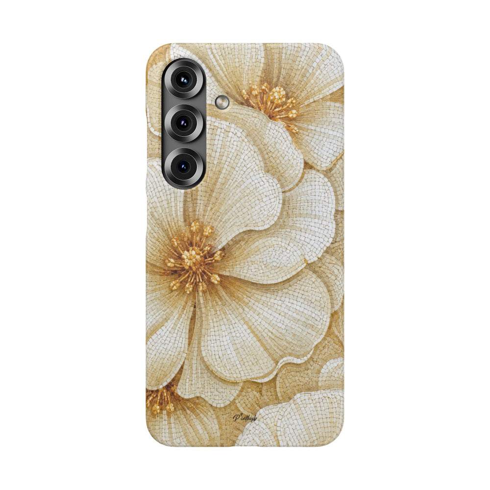 Floral Gold Bloom Snap Case