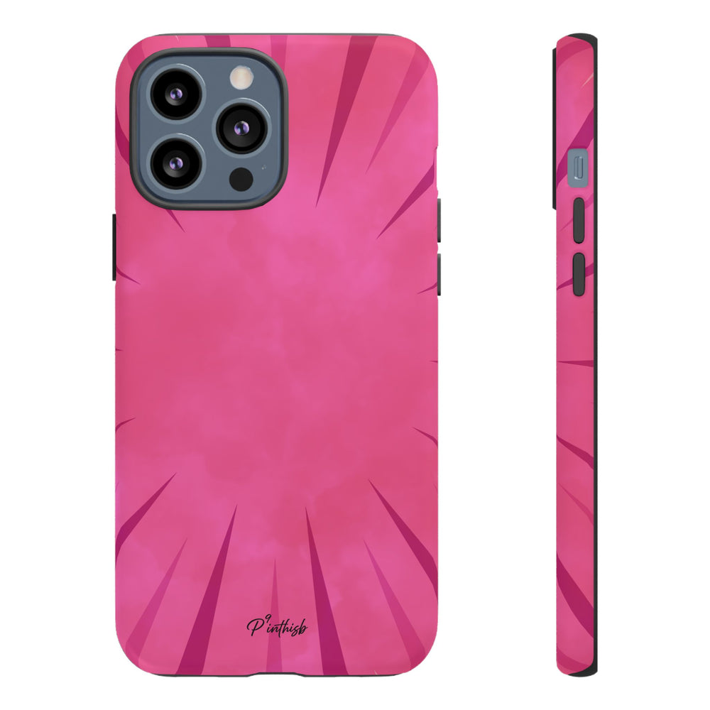 Pink Burst Tough Phone Case