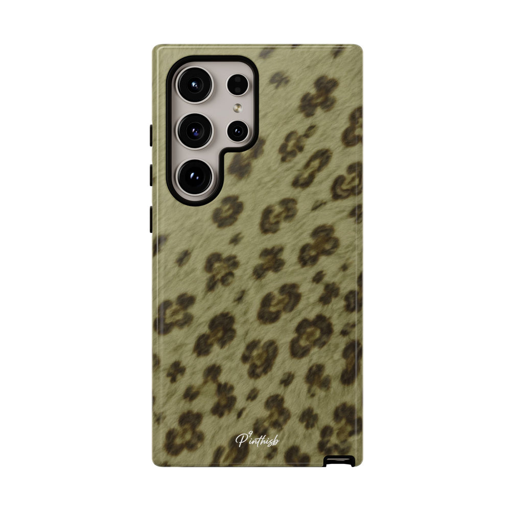 Olive Leopard Print Tough Case