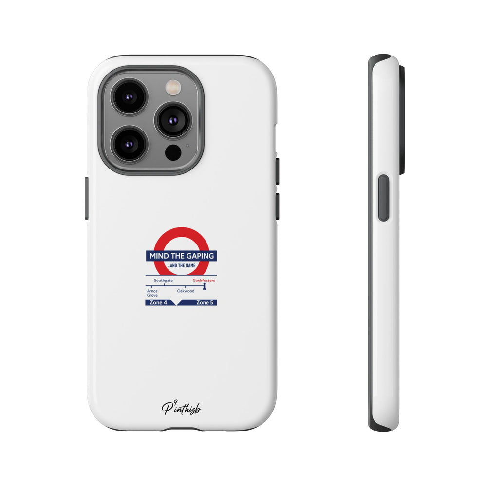 "Mind the Gaping" London Tube Parody Phone Case